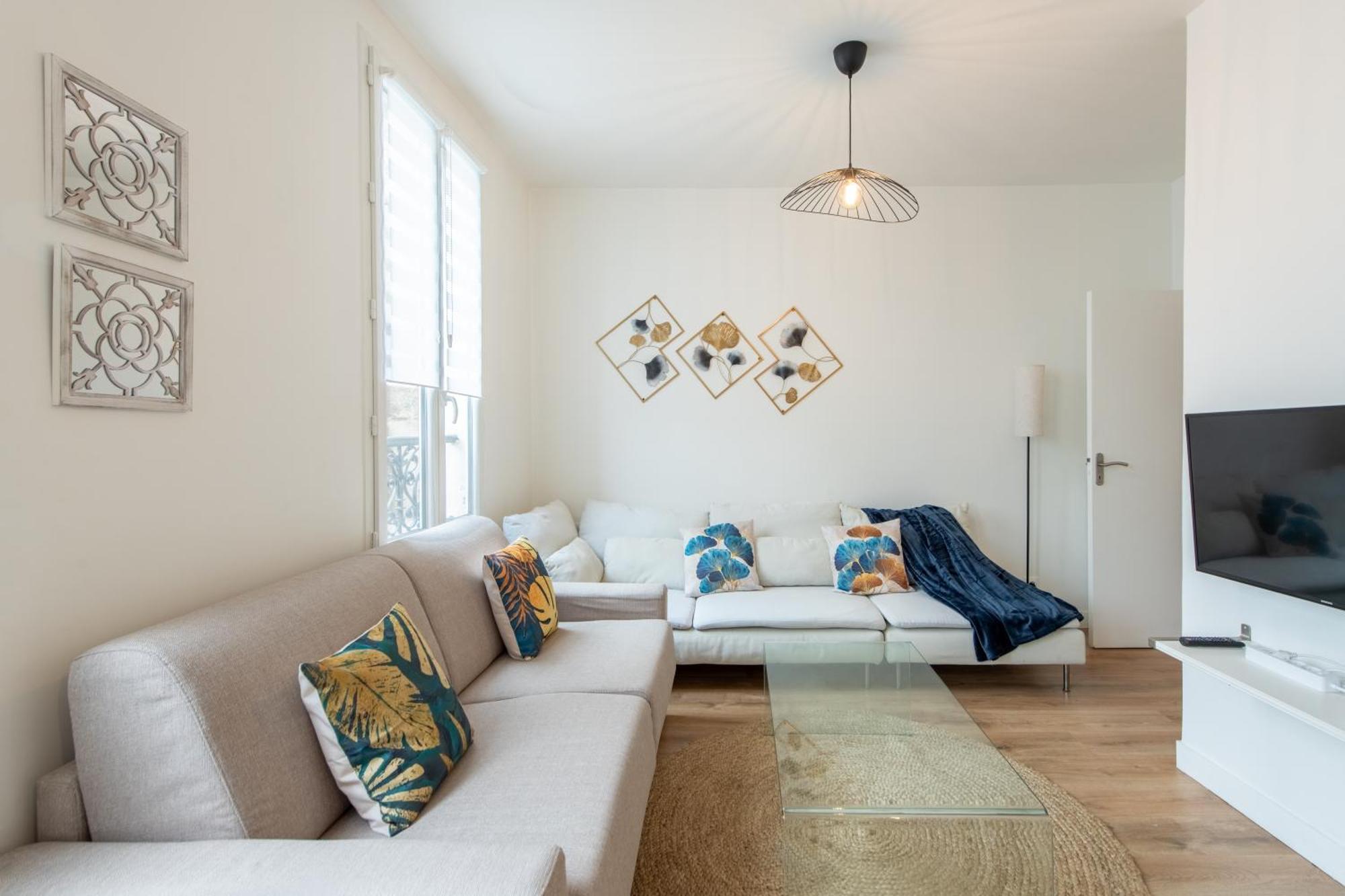 Spacious And Bright 2-Bedroom Large Apartment Very Close To Paris - Near Metro Boulogne-Billancourt Exteriör bild