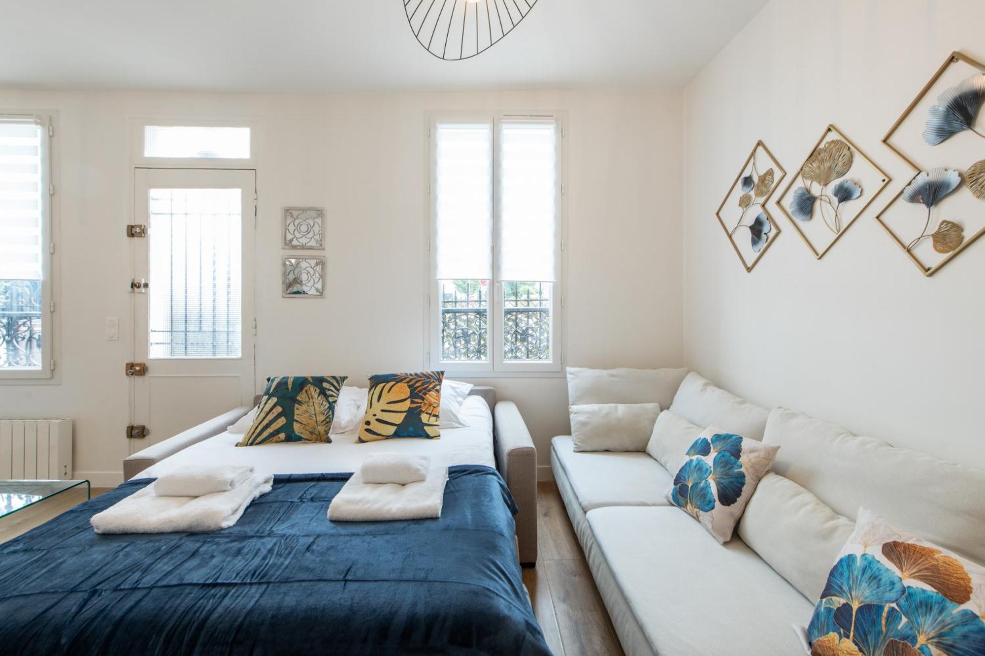 Spacious And Bright 2-Bedroom Large Apartment Very Close To Paris - Near Metro Boulogne-Billancourt Exteriör bild